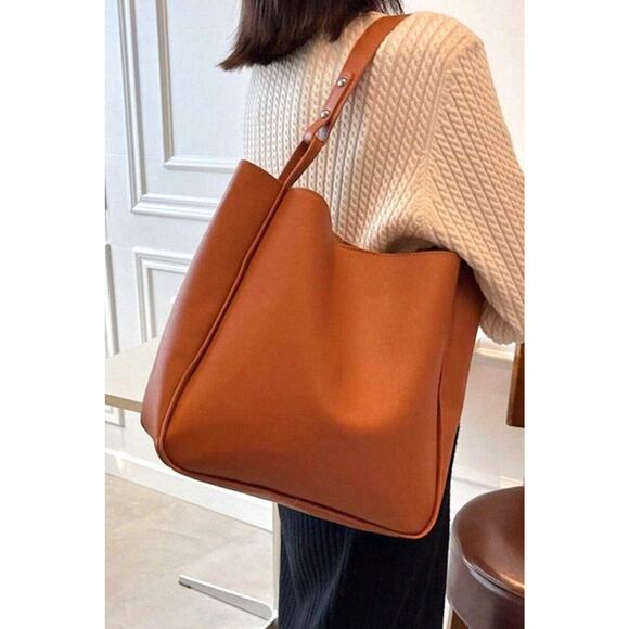 WOMEN'S SIMPLE AND FASHIONABLE HIGH-CAPACITY SHOULDER BAG NWT - Picture 11 of 14